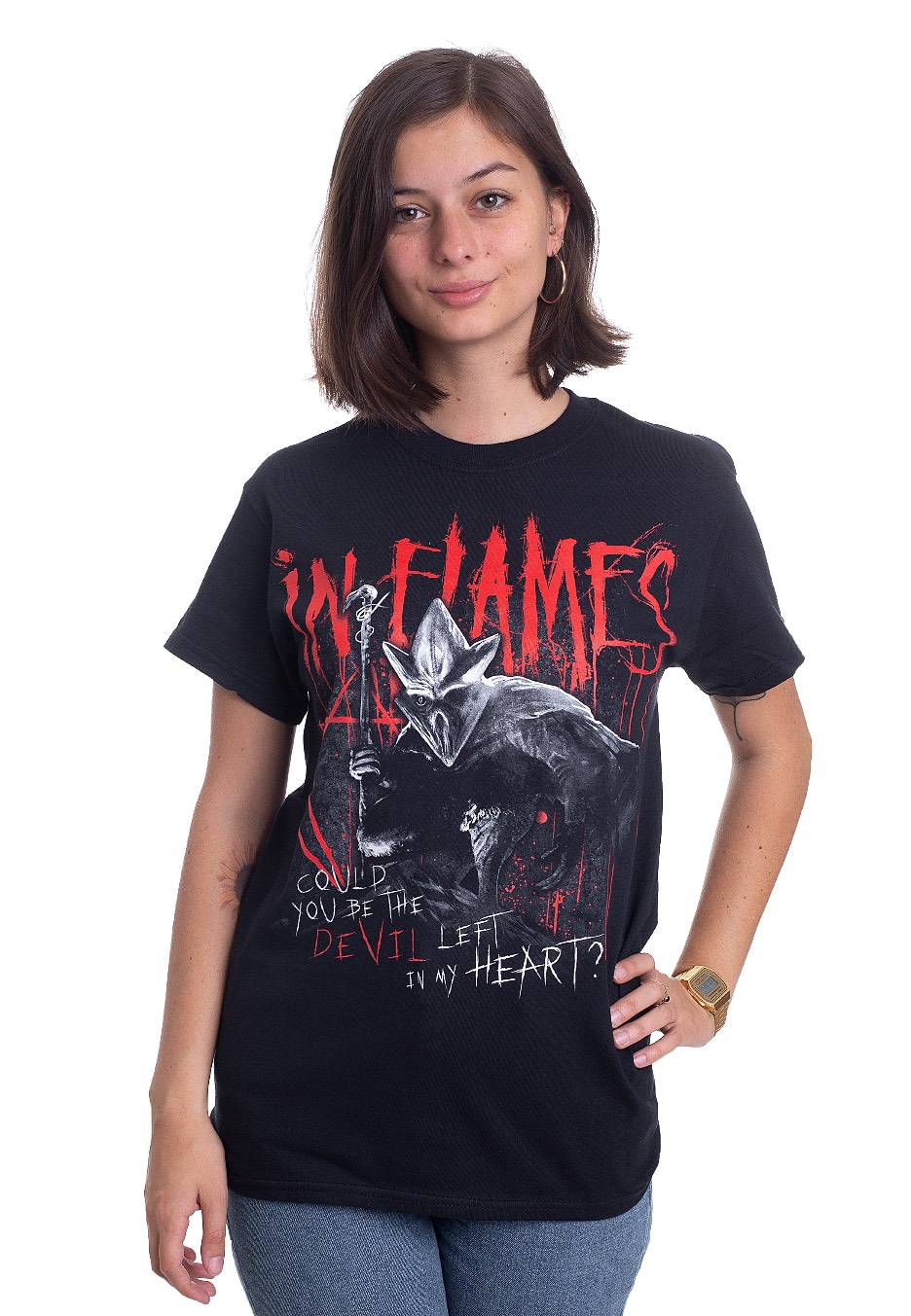 In Flames - Devil Left My Heart - - T-Shirts