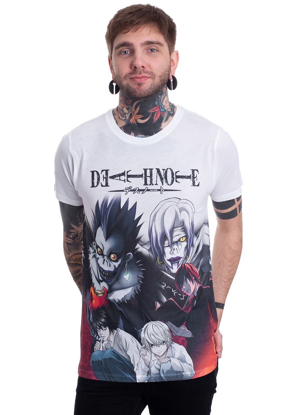Death Note - The Evil Behind All Over - - T-Shirts
