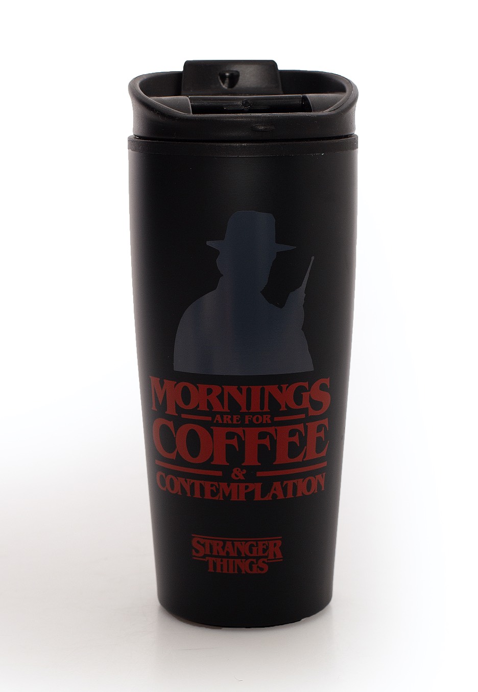 Stranger Things - Coffee And Contemplation Metal Travel -
