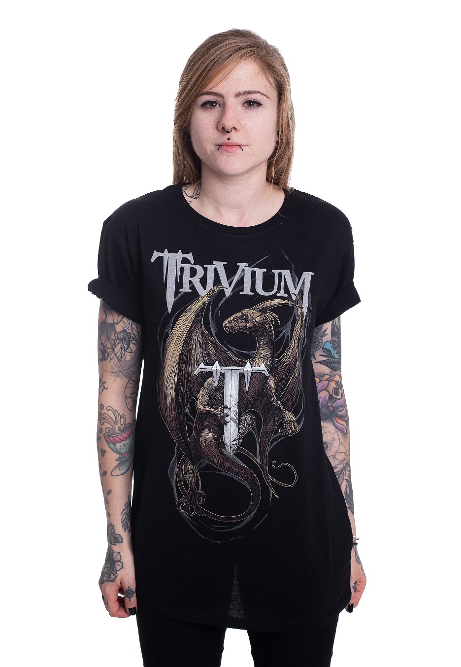 Trivium - Perched Dragon - - T-Shirts
