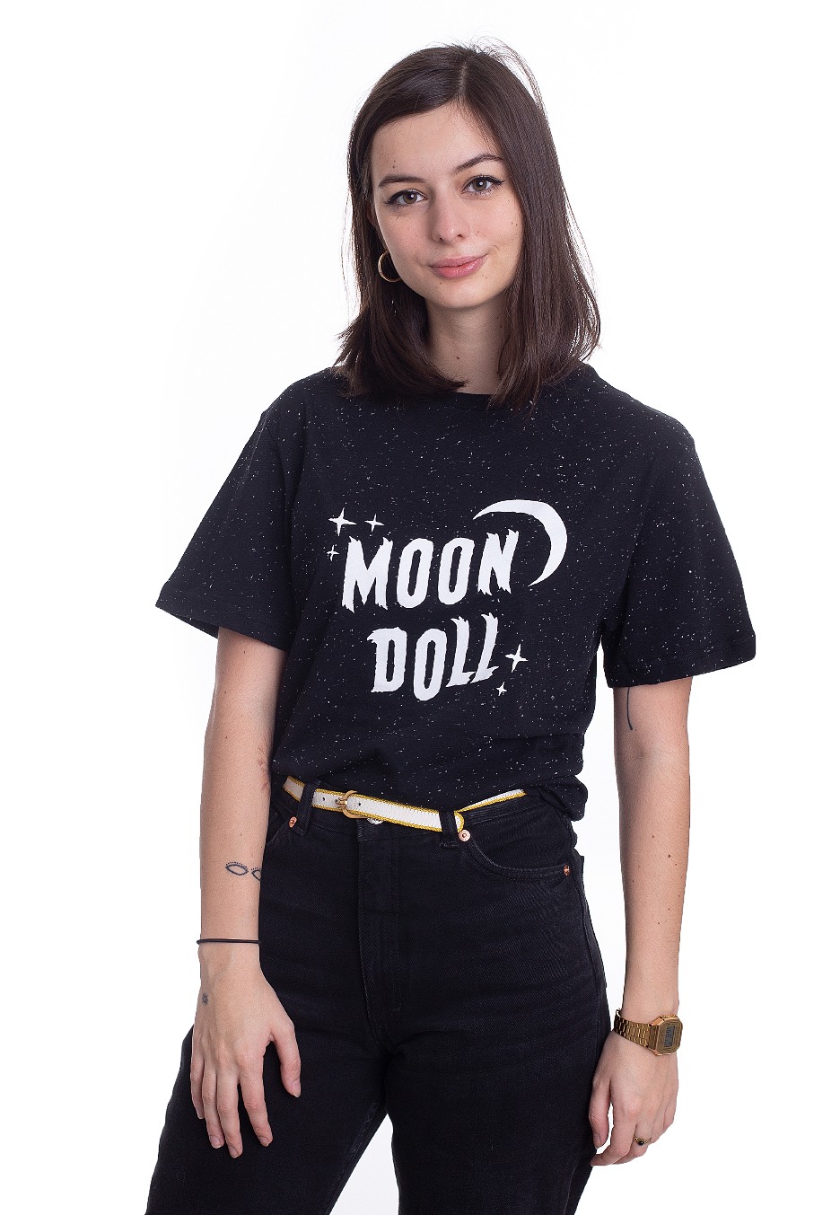 Rogue + Wolf - MoonDoll Black - - T-Shirts