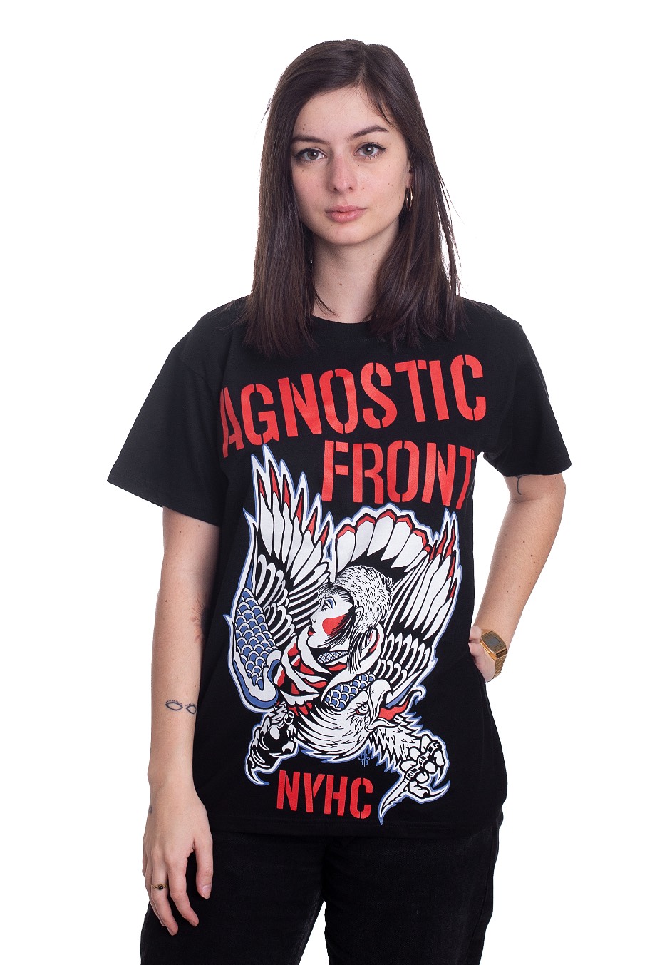 Agnostic Front - Eagle Girl - - T-Shirts