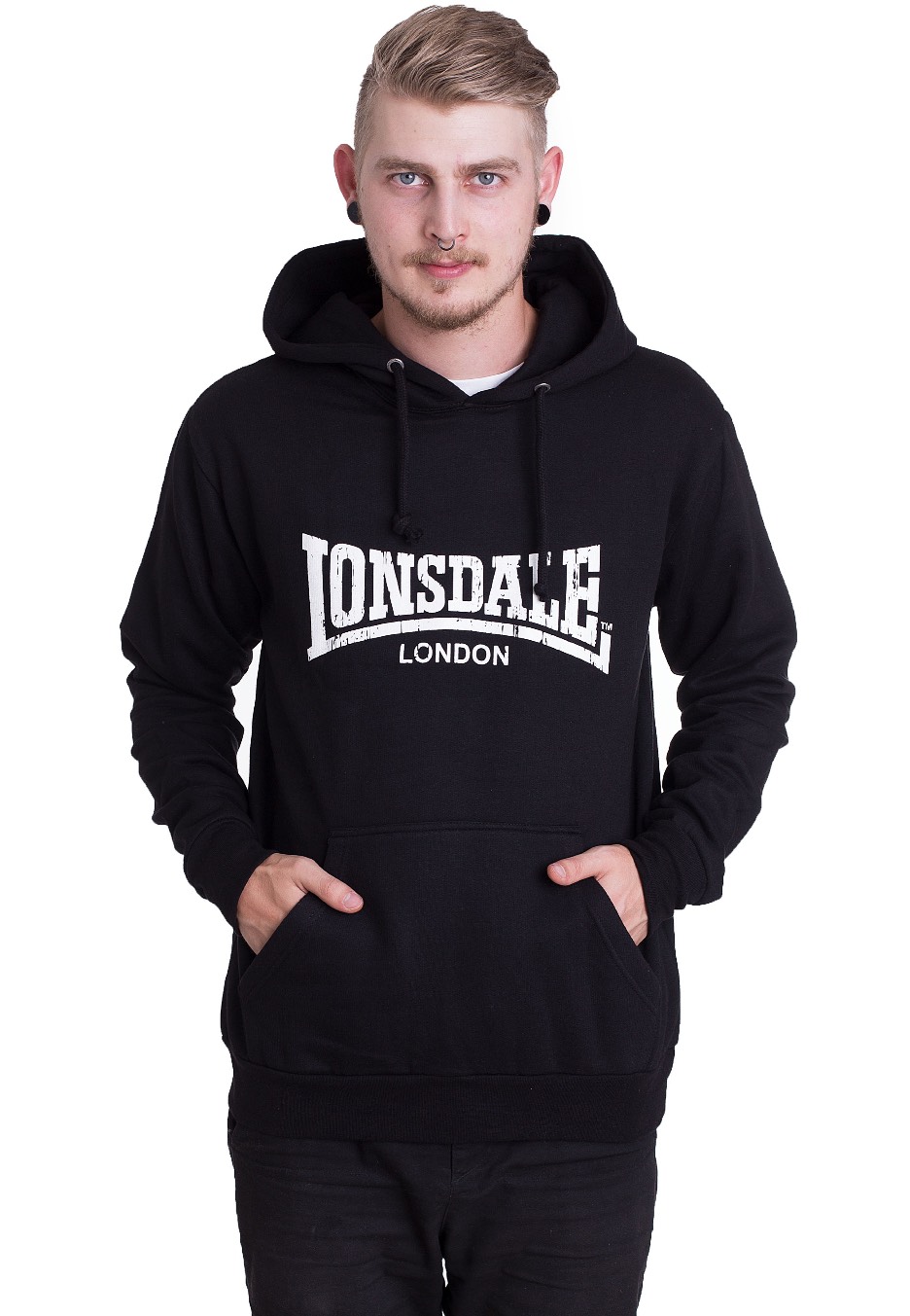 Lonsdale - Wolterton Black - Hoodies