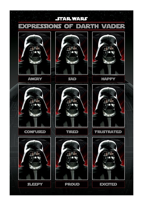Star Wars - Expressions Of Darth Vader -