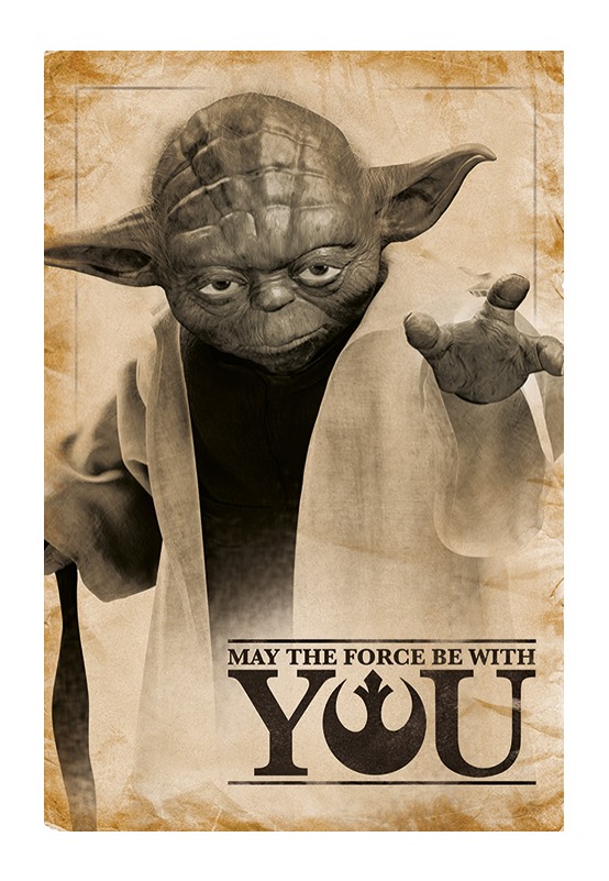 Star Wars - Yoda, May The Force Be With You -
