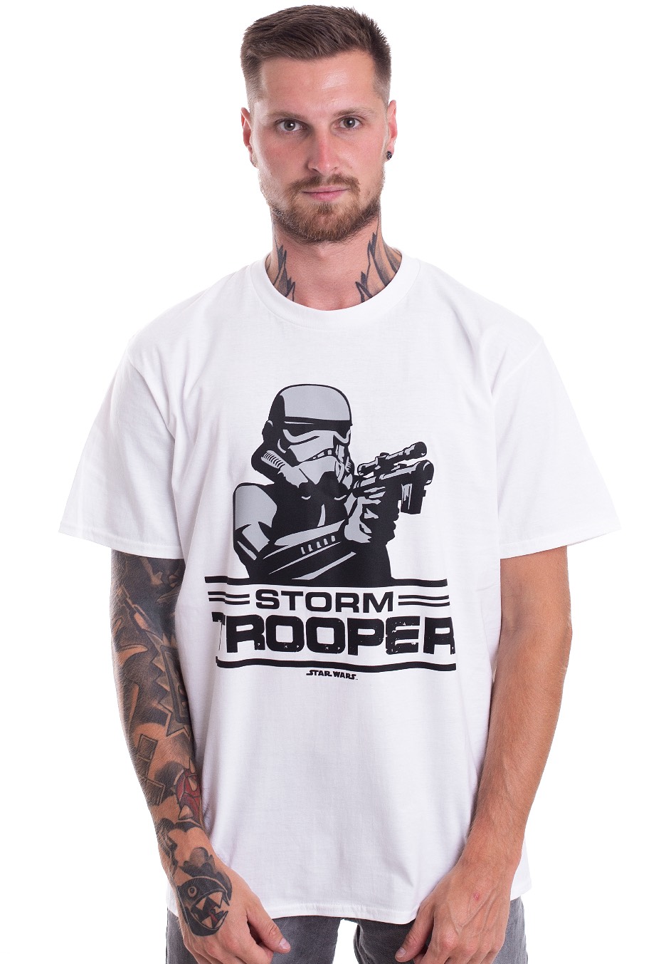 Star Wars - Aiming Stormtrooper White - - T-Shirts
