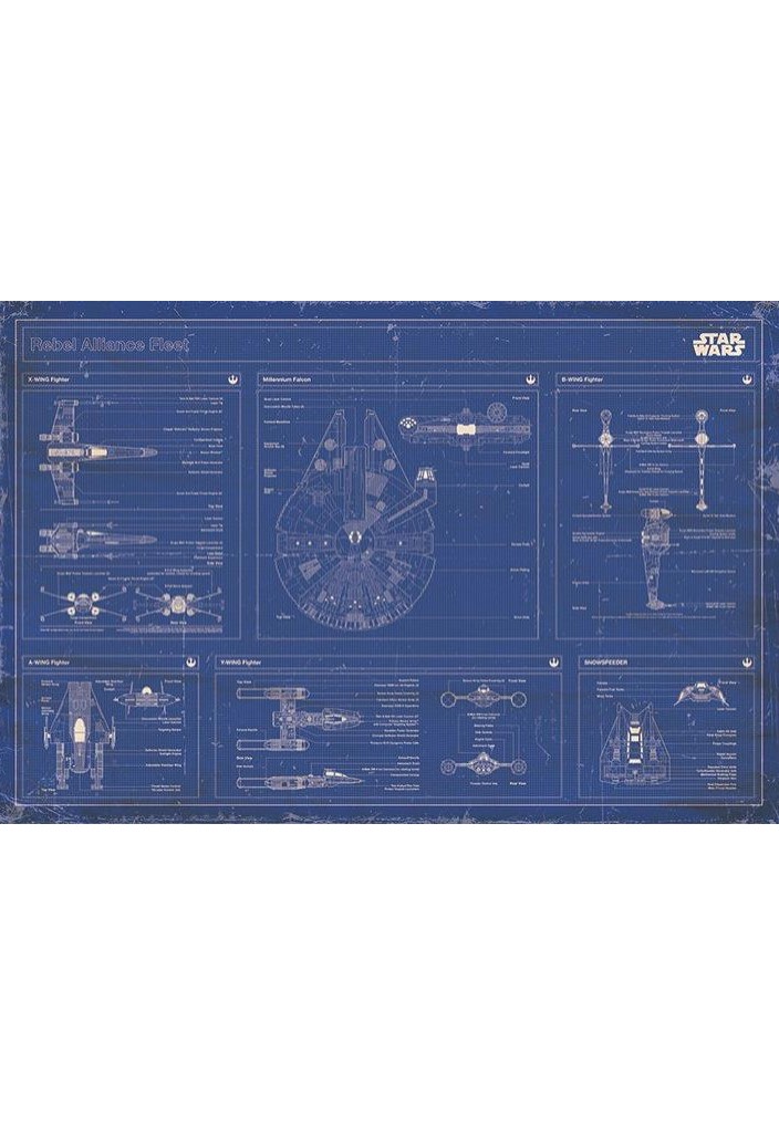 Star Wars - Rebel Alliance Fleet Blueprint -