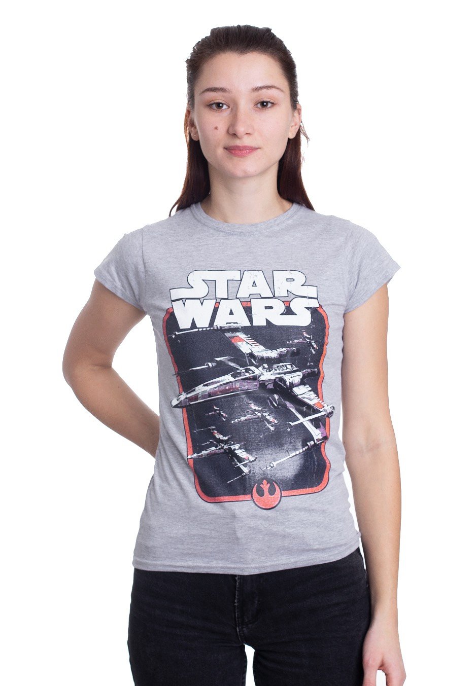 Star Wars - Red Squadron Heather Grey - Girlies
