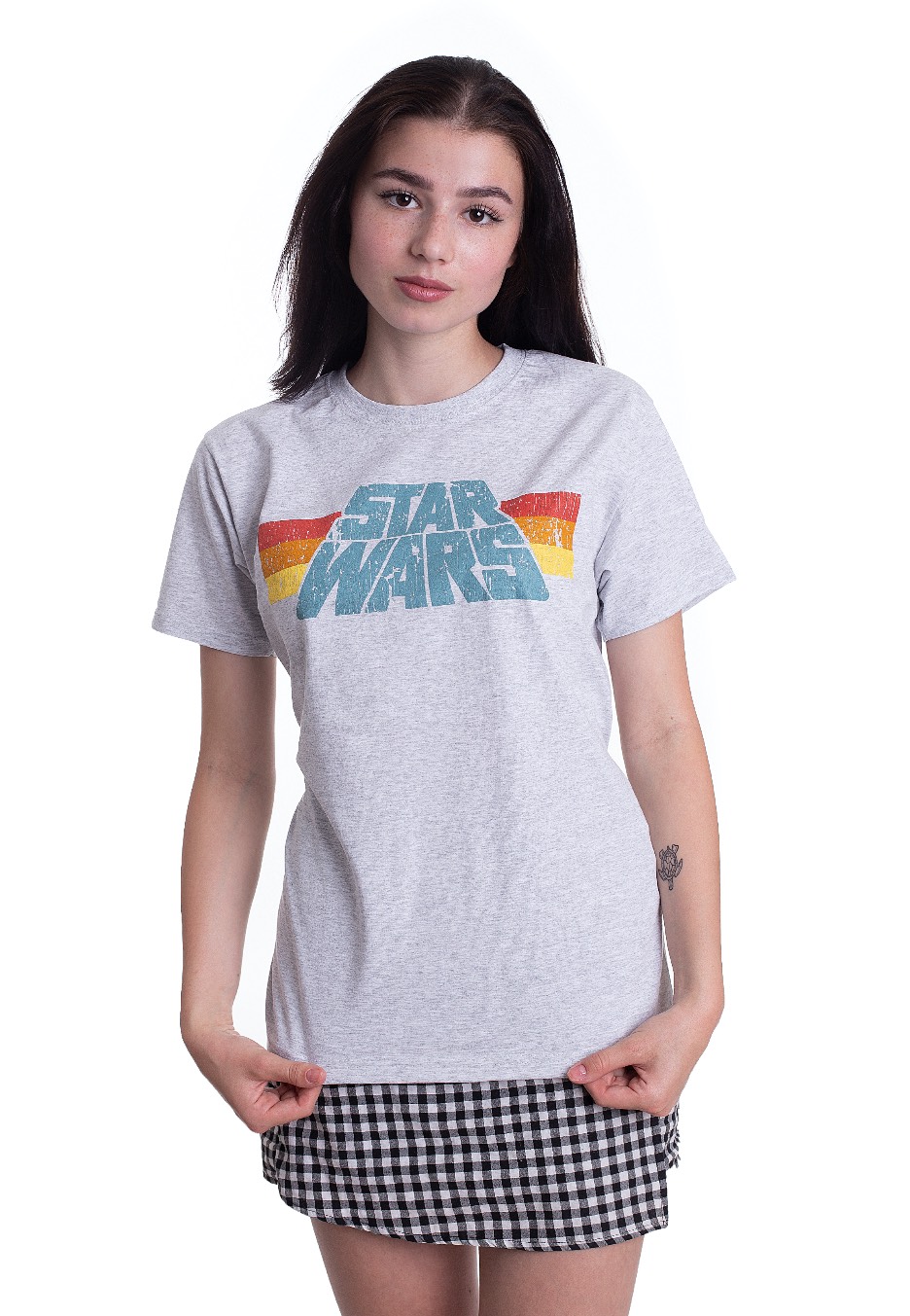 Star Wars - Vintage 77 Grey - - T-Shirts