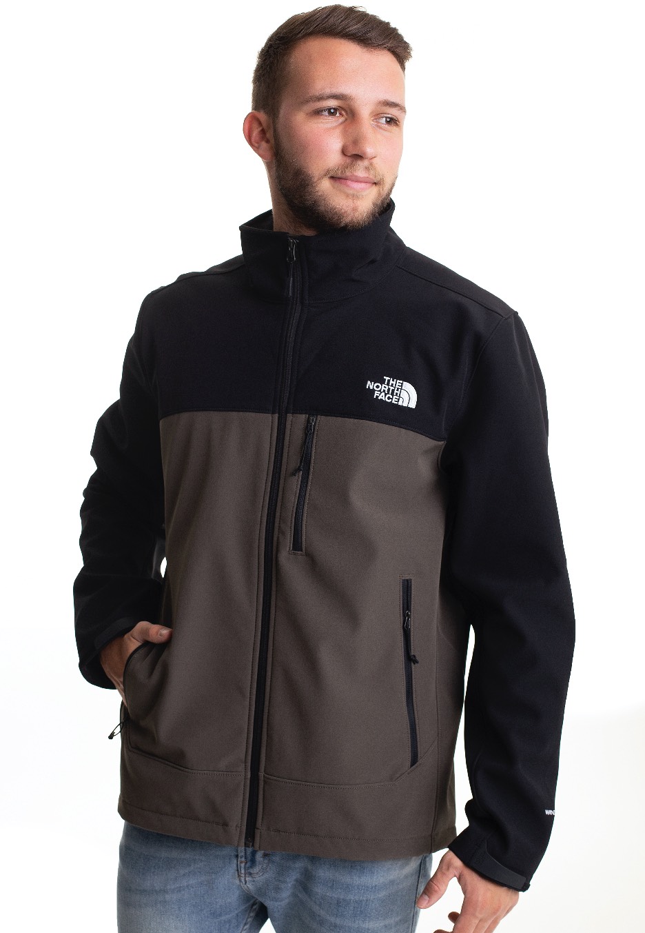 The North Face - Apex Bionic Softshell New Taupe Green/TNF Black - Jacken