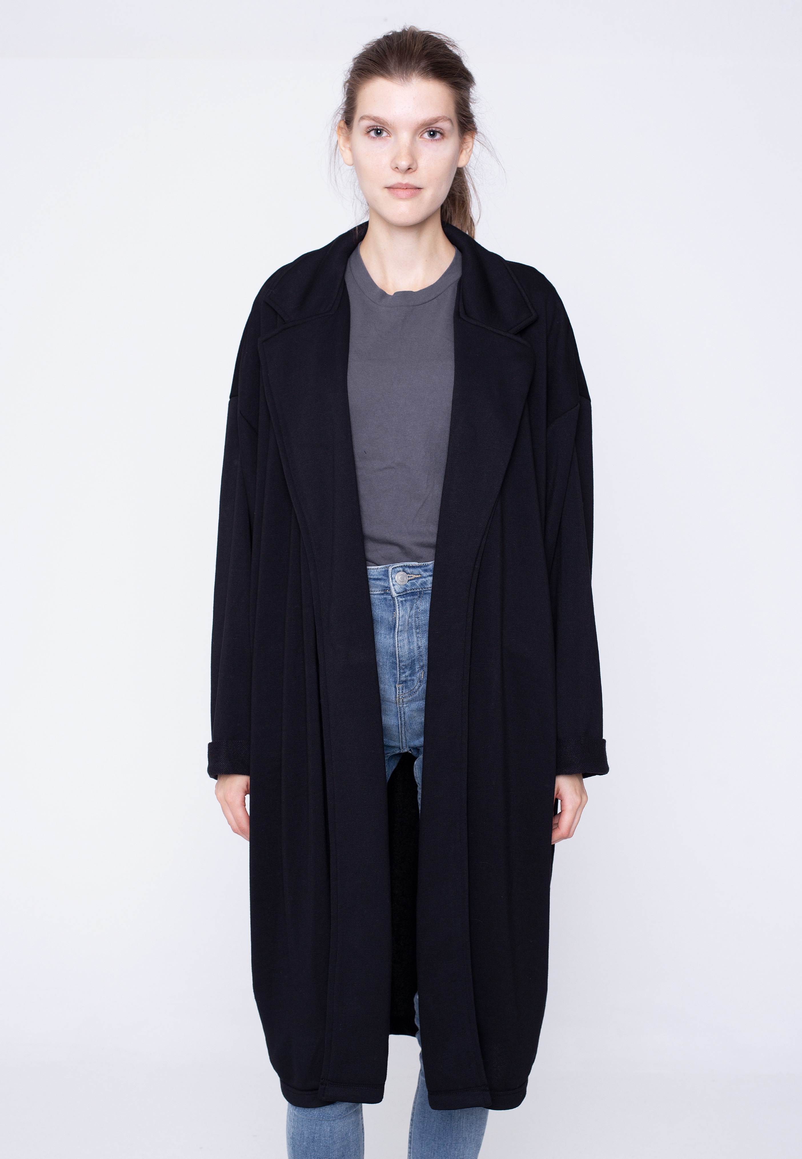 Urban Classics - Ladies Modal Terry Oversized Black - Jacken