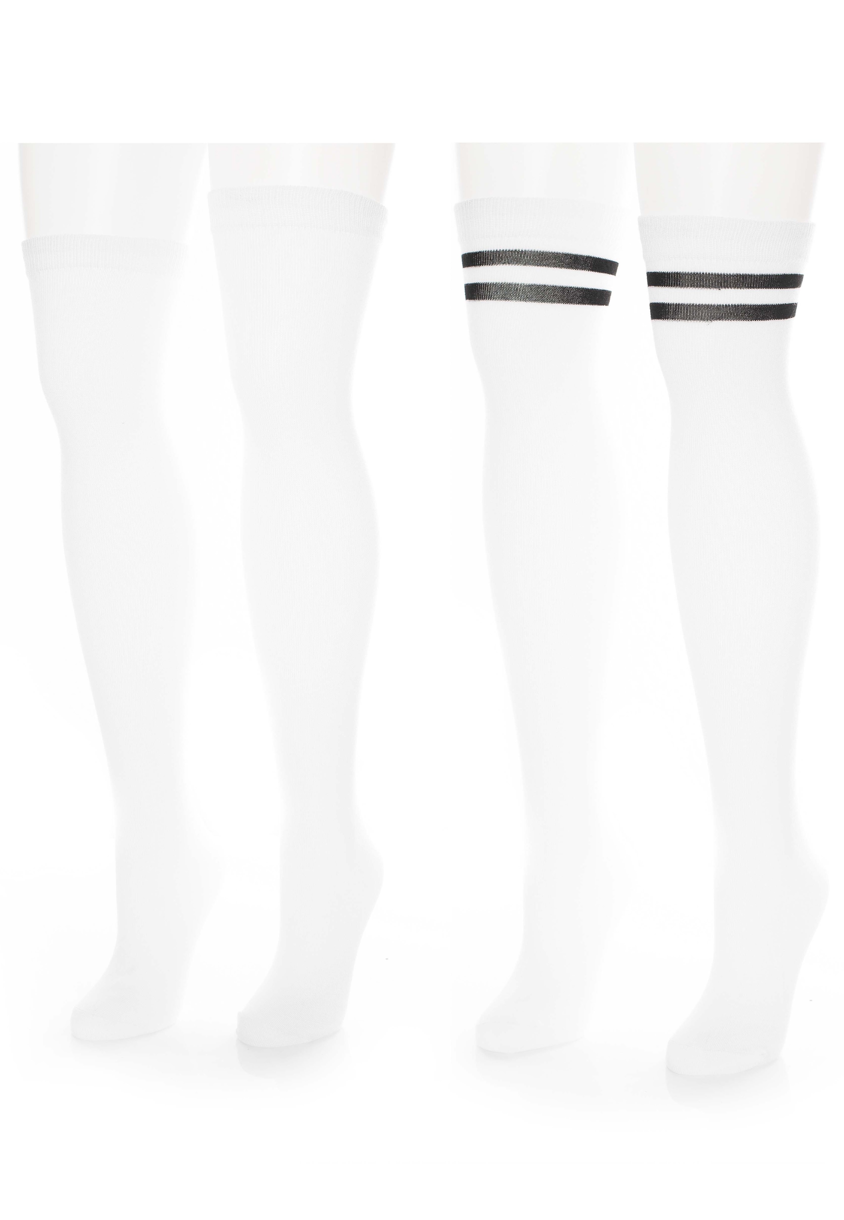 Urban Classics - Ladies College Pack Of 2 White - Socken