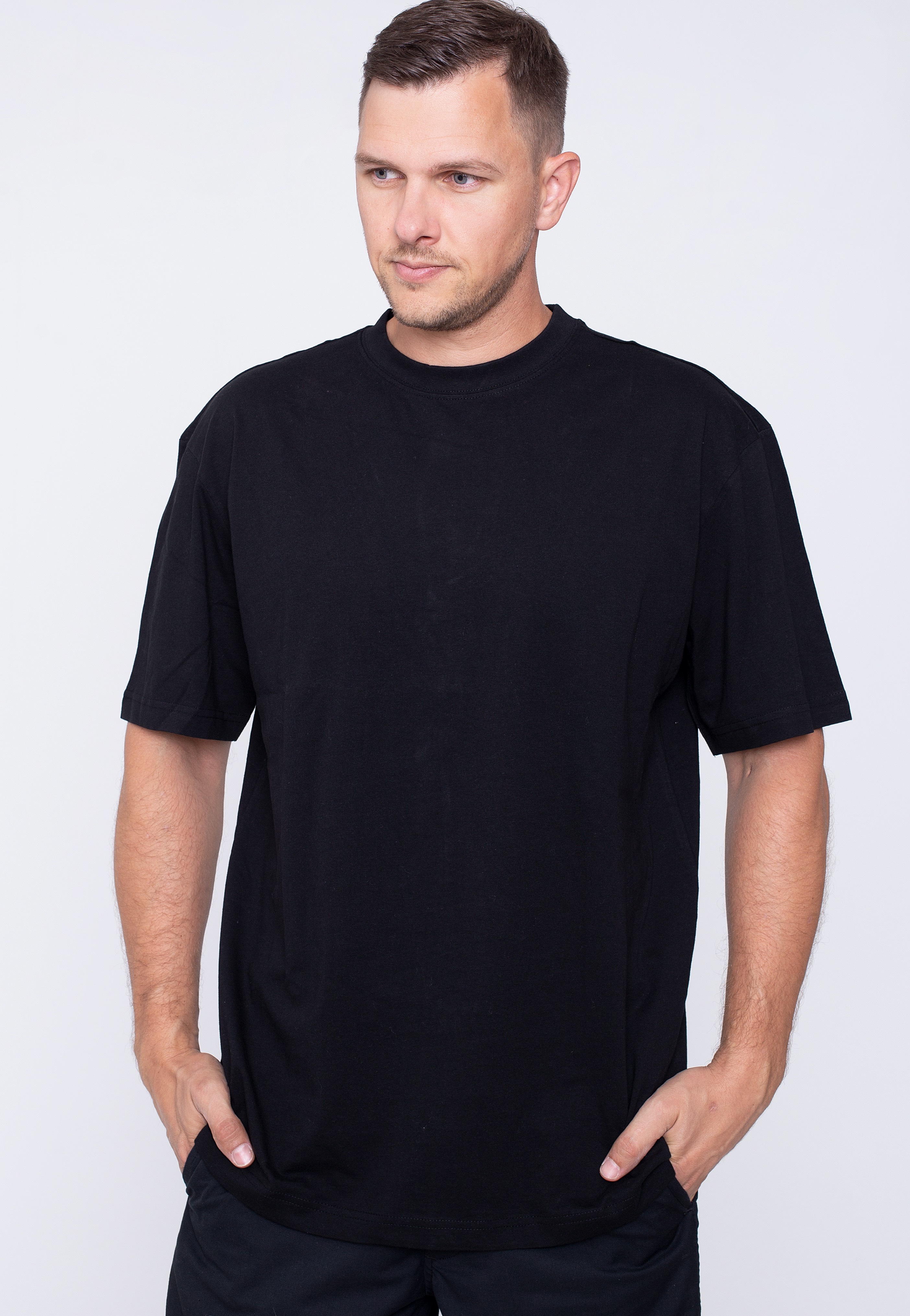 Urban Classics - Organic Tall Black - - T-Shirts