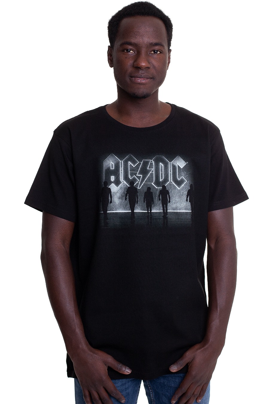 AC/DC - B&W Band Photo - - T-Shirts