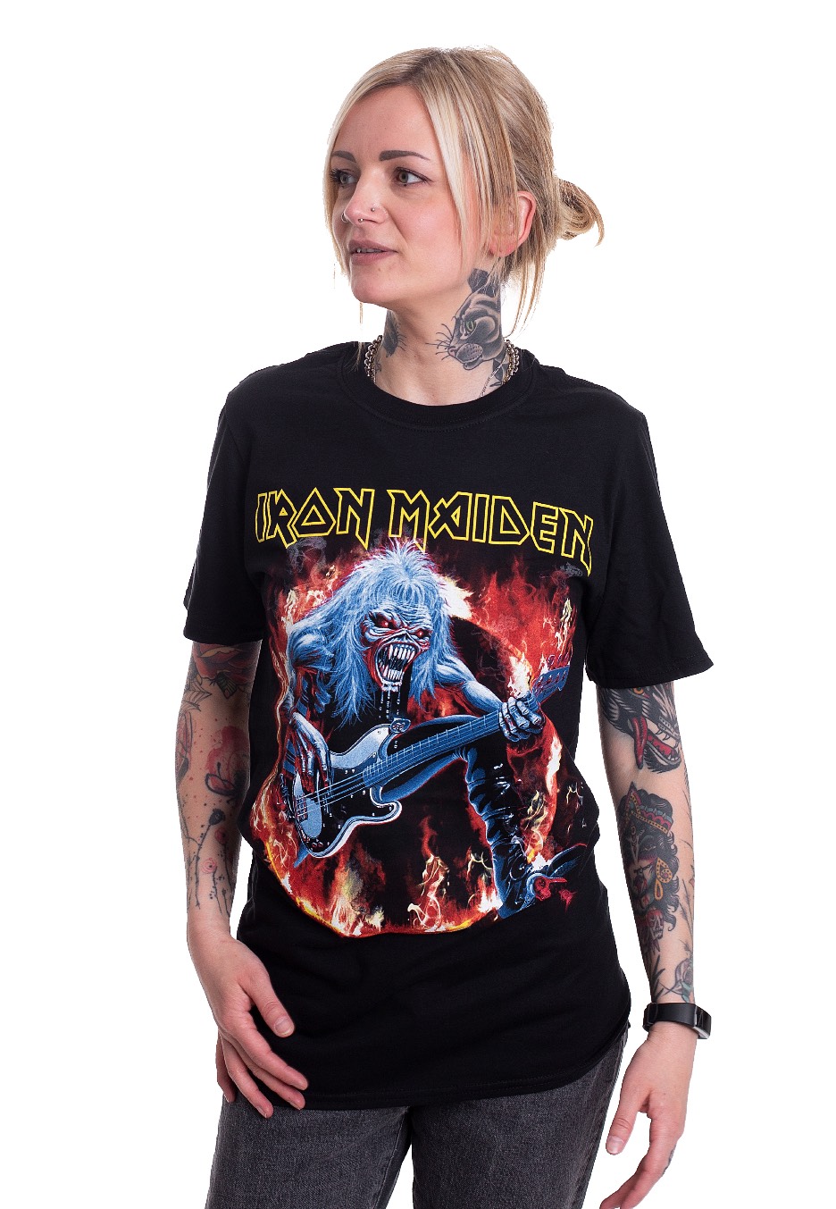 Iron Maiden - Fear Live Flames - - T-Shirts
