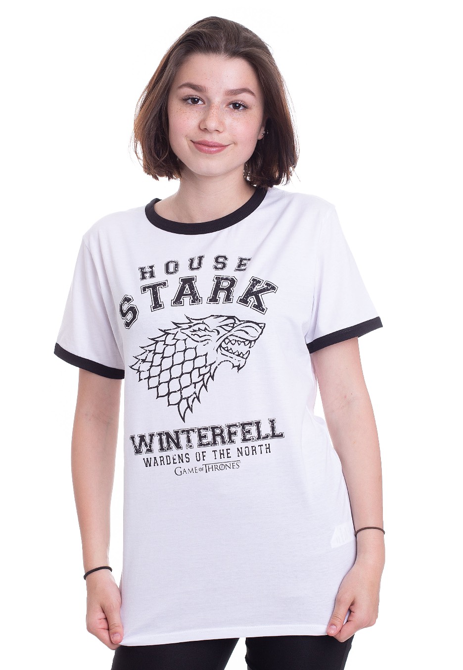 Game Of Thrones - House Stark White - - T-Shirts