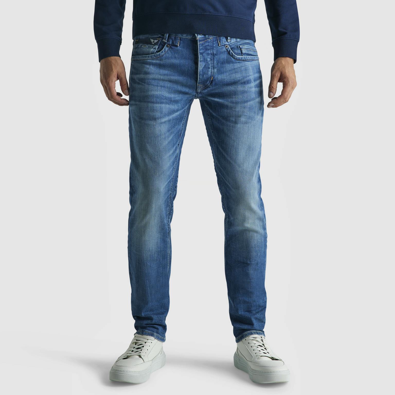 PME LEGEND Jeans Relaxed Fit COMMANDER 3.0 FRESH MID BLUE FMB