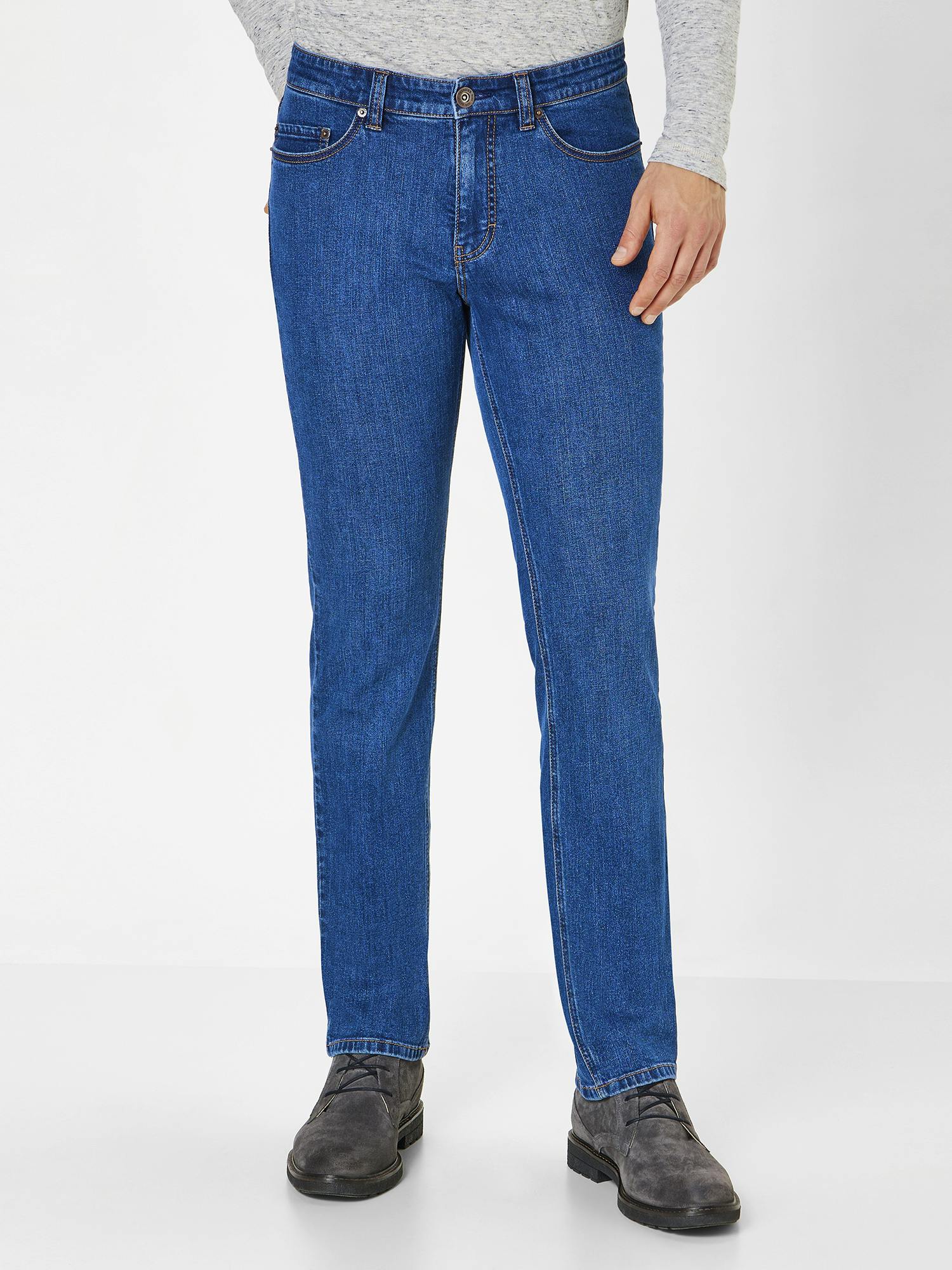 Paddock's Pipe Jeans Slim Fit deep blue moustache use
