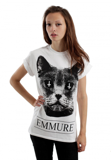 Emmure - Cat Cult White - - T-Shirts
