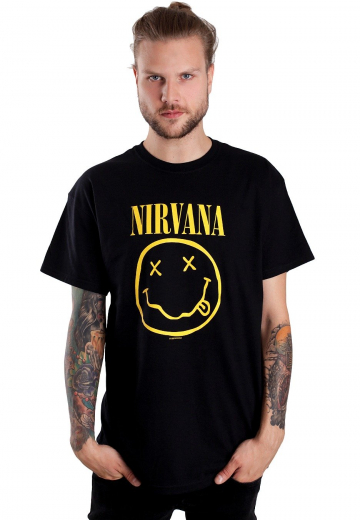 Nirvana - Smiley - - T-Shirts