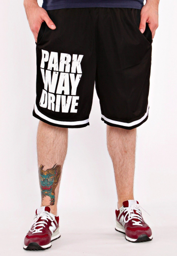 Parkway Drive - Block Logo Striped - Shorts