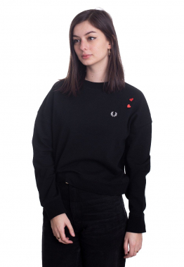 Fred Perry - Amy Heart Black - Sweater