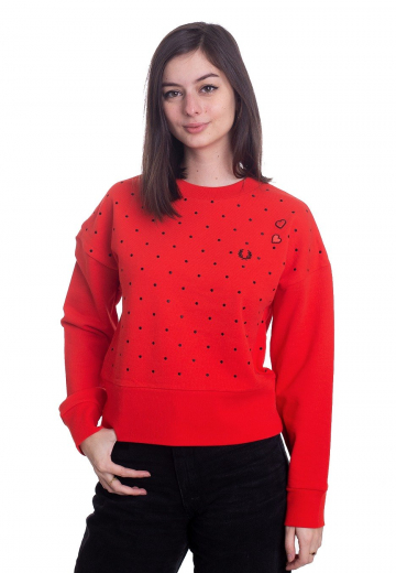 Fred Perry - Amy Polkadot Lipstick Red - Sweater