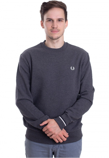 Fred Perry - Crew Neck Graphite Marl - Sweater