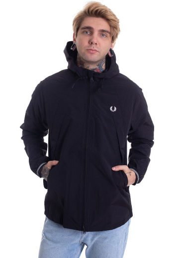 Fred Perry - Panelled Zip Through Black - Jacken