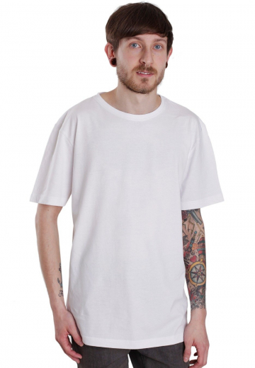 Urban Classics - Shaped Long White - - T-Shirts