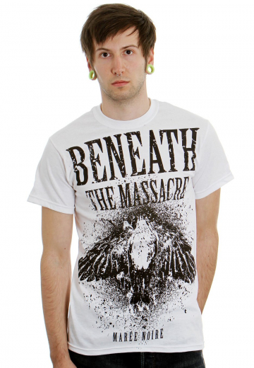 Beneath The Massacre - Maree Noire White - - T-Shirts