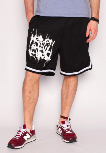 Heaven Shall Burn - Stacked Logo Striped Zip - Shorts