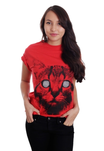 We Butter The Bread With Butter - Katze Red - - T-Shirts