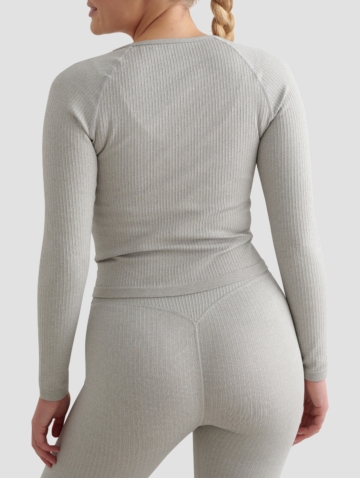 aim'n Ribbed Seamless Zip Übergangsjacke