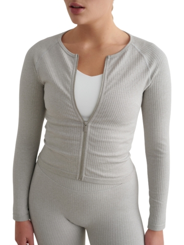 aim'n Ribbed Seamless Zip Übergangsjacke