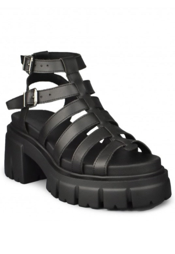 Altercore - Cleo Vegan Black - Girl Sandalen - Schwarz - EU 37 - Synthetic/Synthetic/Gummi,Kunstleder