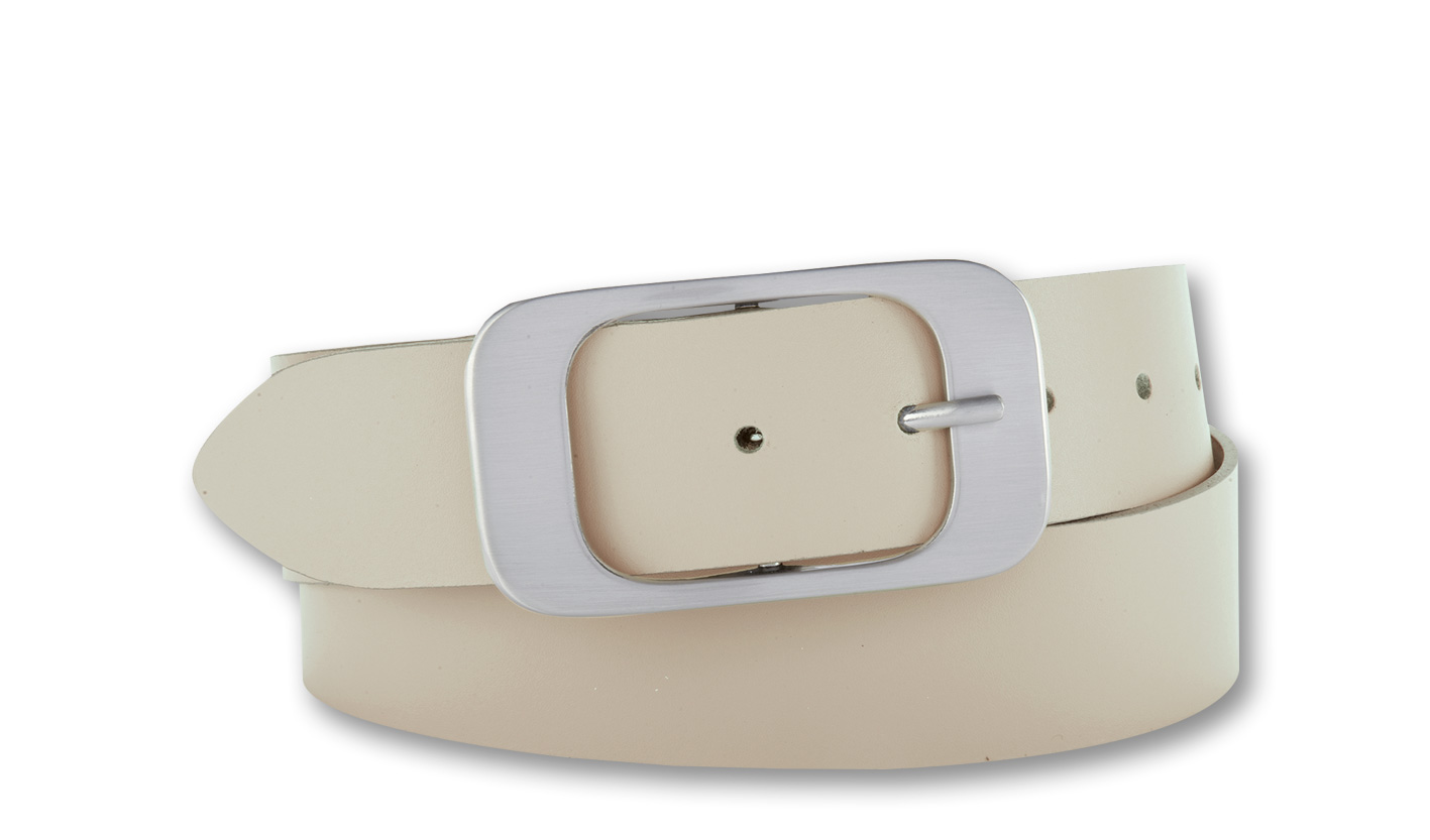 Bernd Götz 4cm Damen Softledergürtel beige