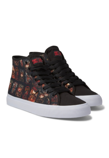 DC x Slayer - Manual Hi Black/White Print - Schuhe