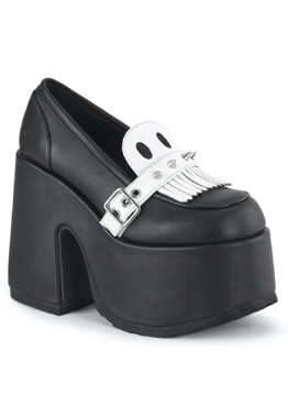 DemoniaCult - Camel 58 Black Vegan Leather - Girl Sandalen - Schwarz - EU 40 - Synthetic/Textile/Gummi
