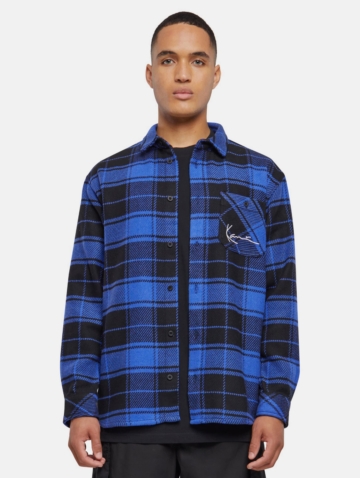 Karl Kani KK Chest Signature Heavy Flannel Shirt