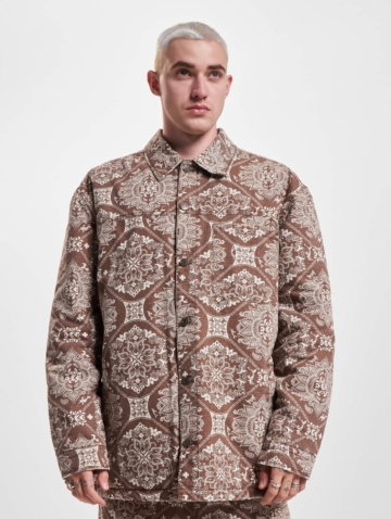 Karl Kani KK Chest Signature Washed Ribstop Shirt Jacket