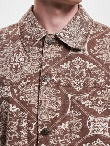 Karl Kani KK Chest Signature Washed Ribstop Shirt Jacket