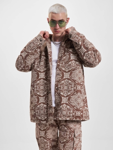 Karl Kani KK Chest Signature Washed Ribstop Shirt Jacket