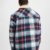 Karl Kani KM223-017-1 Chest Signature Heavy Flannel Shirt Jacket