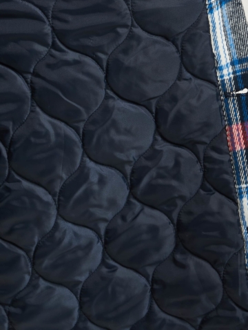 Karl Kani KM223-017-1 Chest Signature Heavy Flannel Shirt Jacket