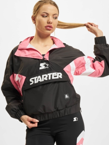 Ladies Starter Colorblock Halfzip Windbreaker