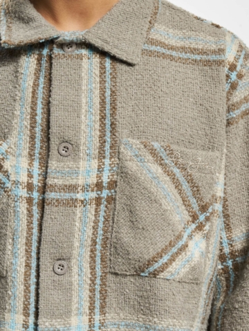 Sean John Script Logo BouclÃ© Overshirt