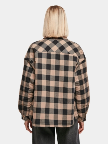 Urban Classics Ladies Flanell Padded Overshirt