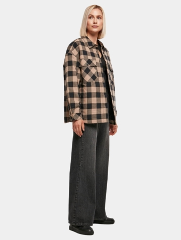 Urban Classics Ladies Flanell Padded Overshirt