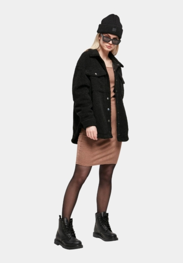 Urban Classics Ladies Sherpa Overshirt